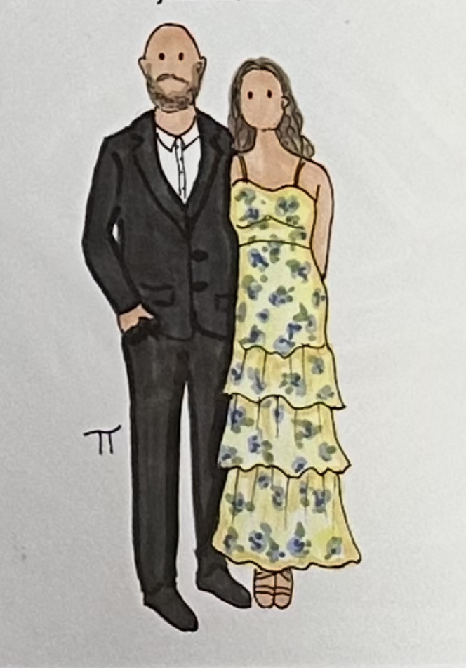 Guest Portrait Sketch, by Tracy Tauber