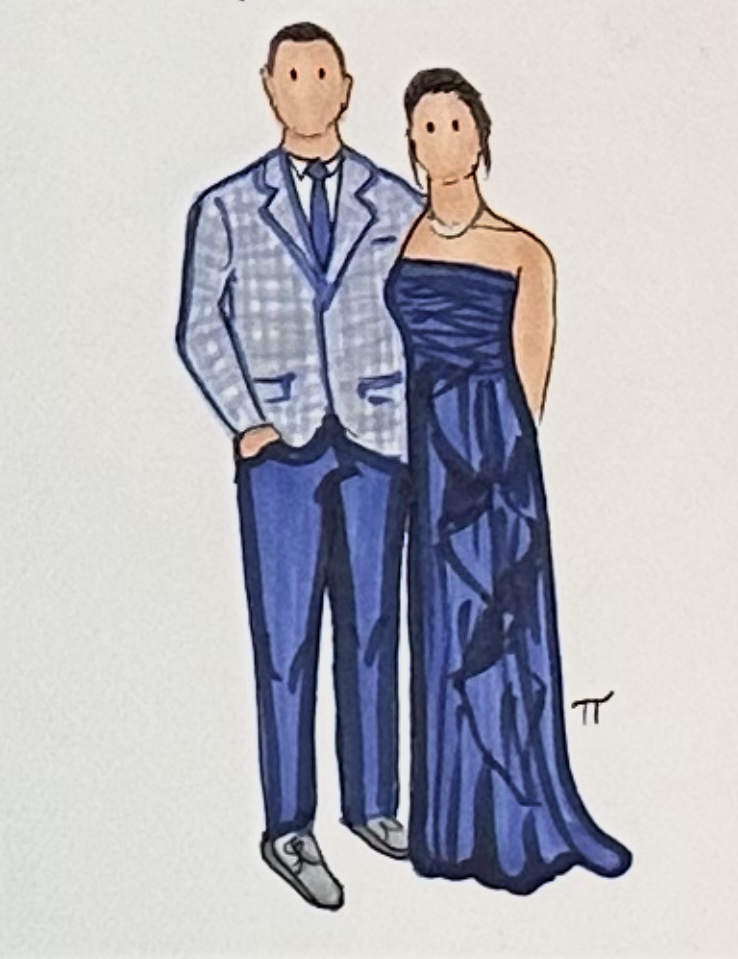 Guest Portrait Sketch, by Tracy Tauber