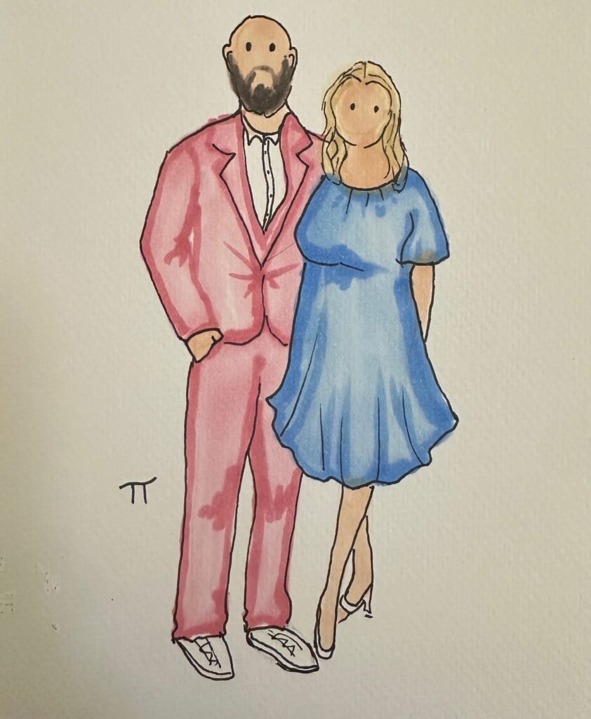 Guest Portrait Sketch, by Tracy Tauber