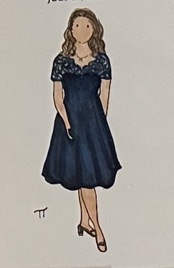 Guest Portrait Sketch, by Tracy Tauber