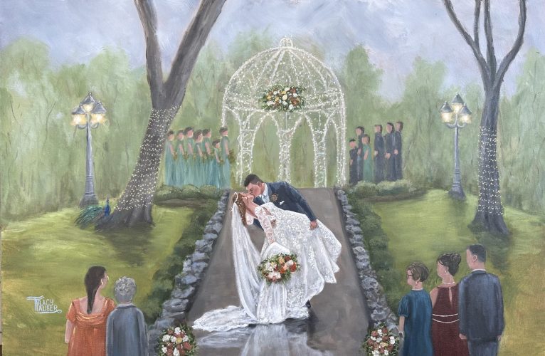 Live Wedding Painting