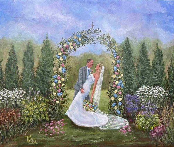 Live Wedding Painting