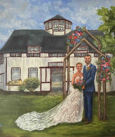 Live Wedding Painting