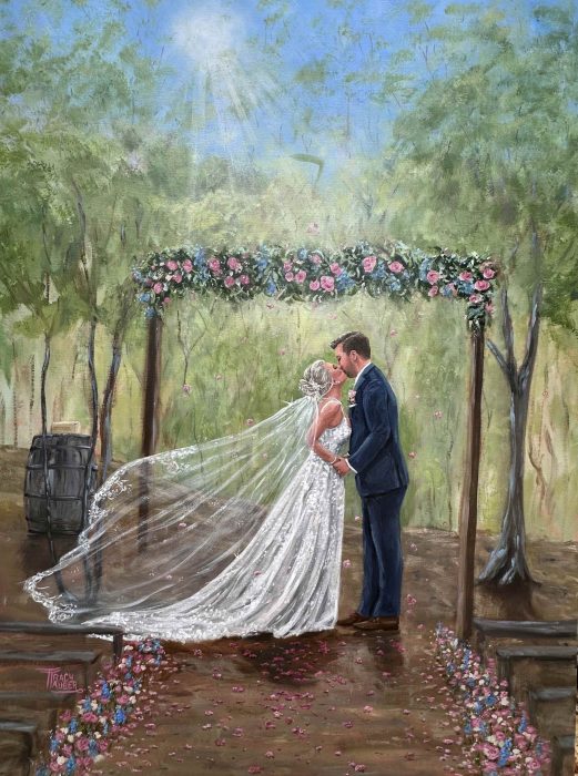 Live Wedding Painting